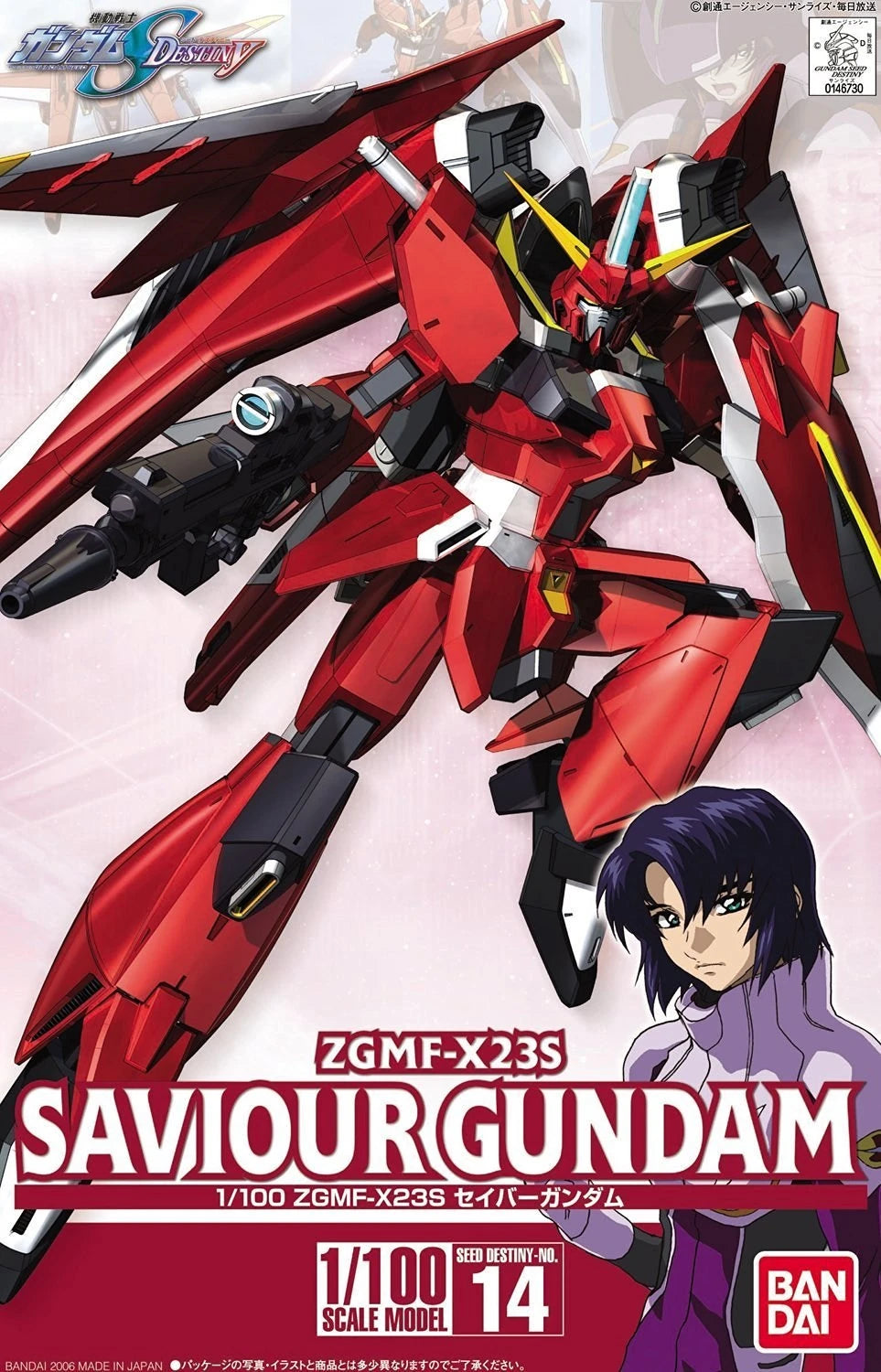 NG 1/100 Savior Gundam model kit box art