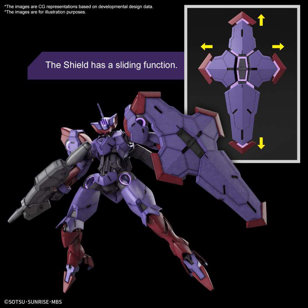 HG Beguir-Pente model kit shield gimmick