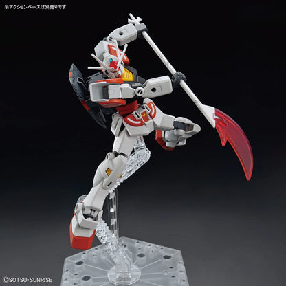 EG Lah Gundam model kit beam naginata action pose