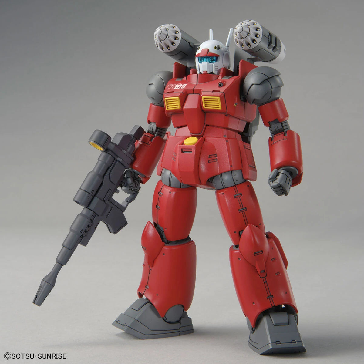 HG Guncannon [Cucuruz Doan ver.] Gundam Model Kit with missle pods front view