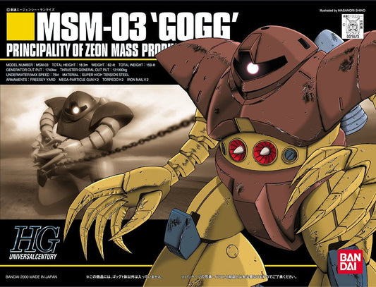 HG Gogg Gundam Model Kit box art