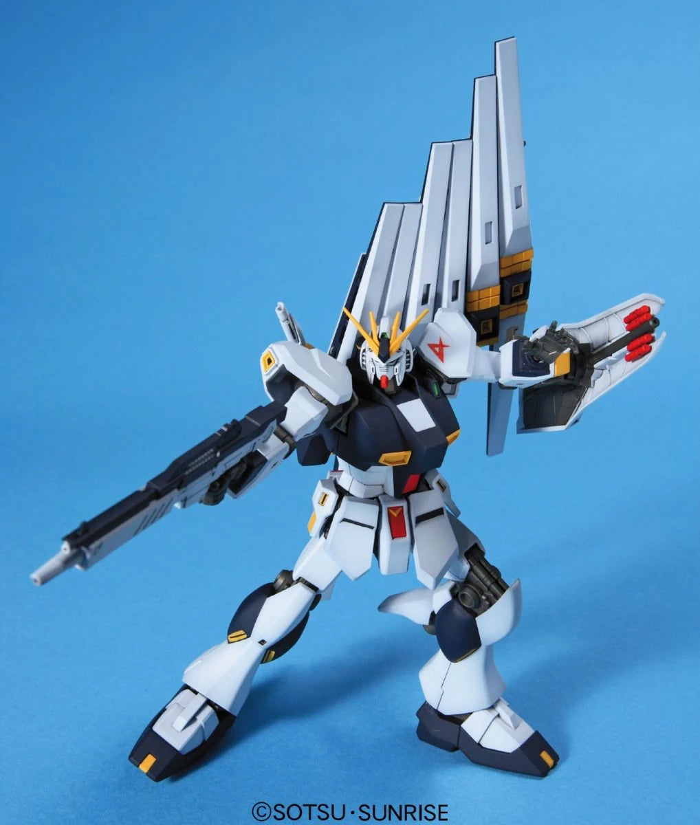 HG Nu Gundam Model Kit action pose