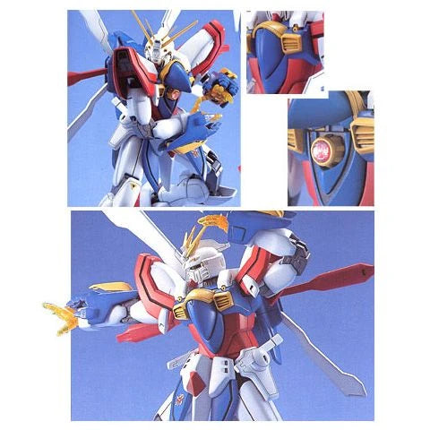 MG God Gundam model kit various poses