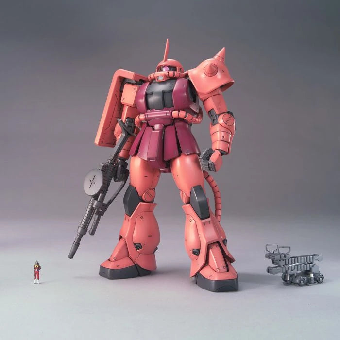 MG Char's Zaku II ver 2.0 Gundam model kit front view