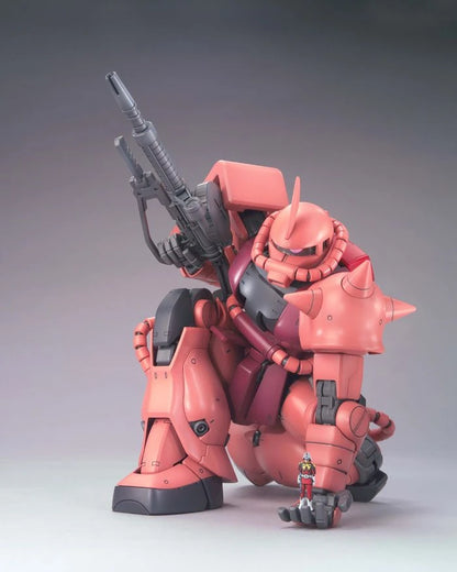 MG Char's Zaku II ver 2.0 Gundam model kit action pose 3