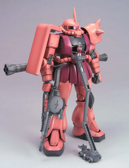 MG Char's Zaku II ver 2.0 Gundam model kit with pilot