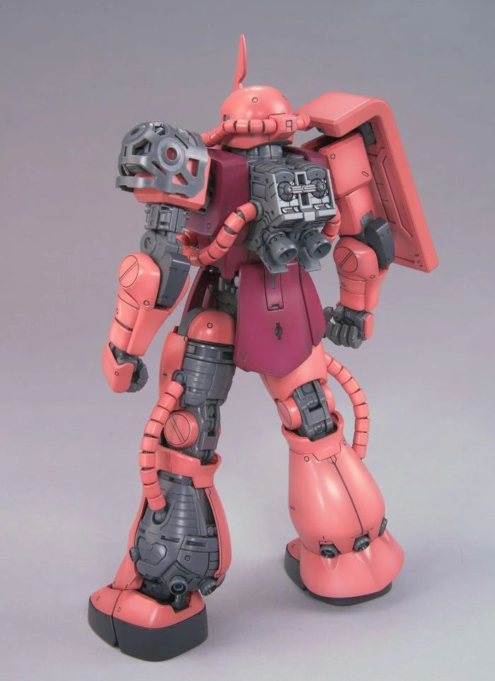 MG Char's Zaku II ver 2.0 Gundam model kit with armour removed