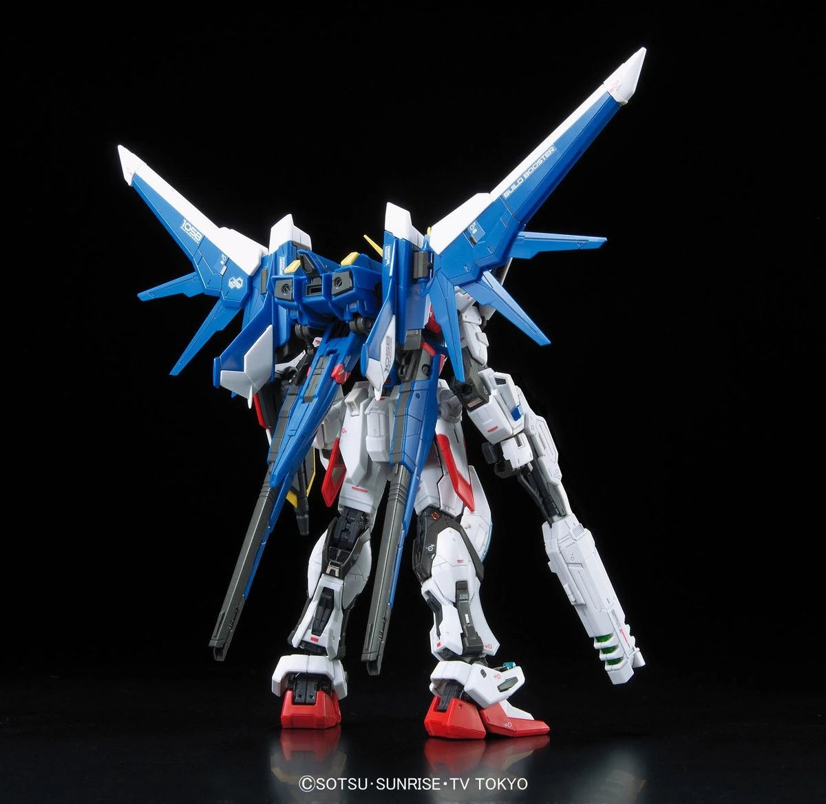 RG Build Strike Gundam Full Package Gundam model kit back view