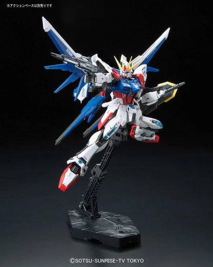 RG Build Strike Gundam Full Package Gundam model kit action pose 2