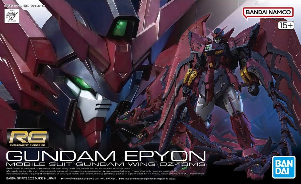 RG Epyon Gundam model kit box art