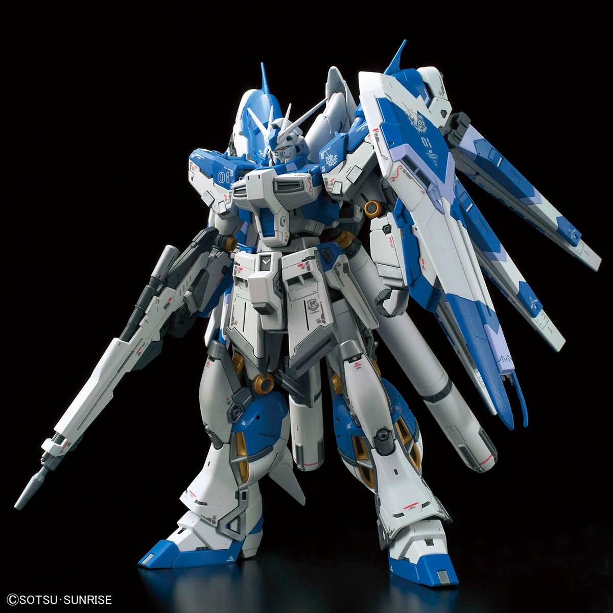 RG Hi-Nu Gundam model kit front view