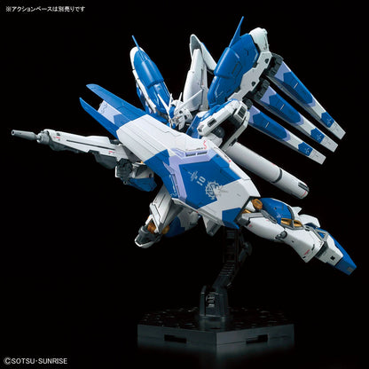 RG Hi-Nu Gundam model kit with beam rifle and shield