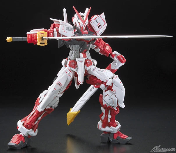 RG Astray Red Frame Gundam model kit action pose 