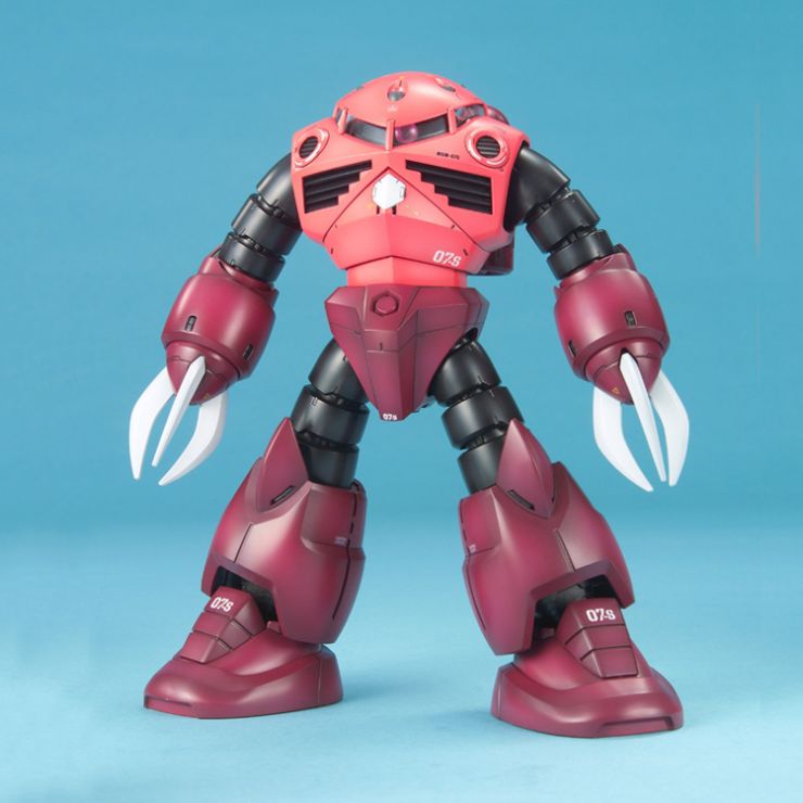 MG Char's Z'Gok Gundam model kit front view