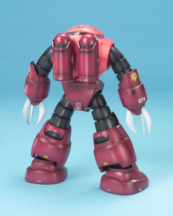 MG Char's Z'Gok Gundam model kit back view