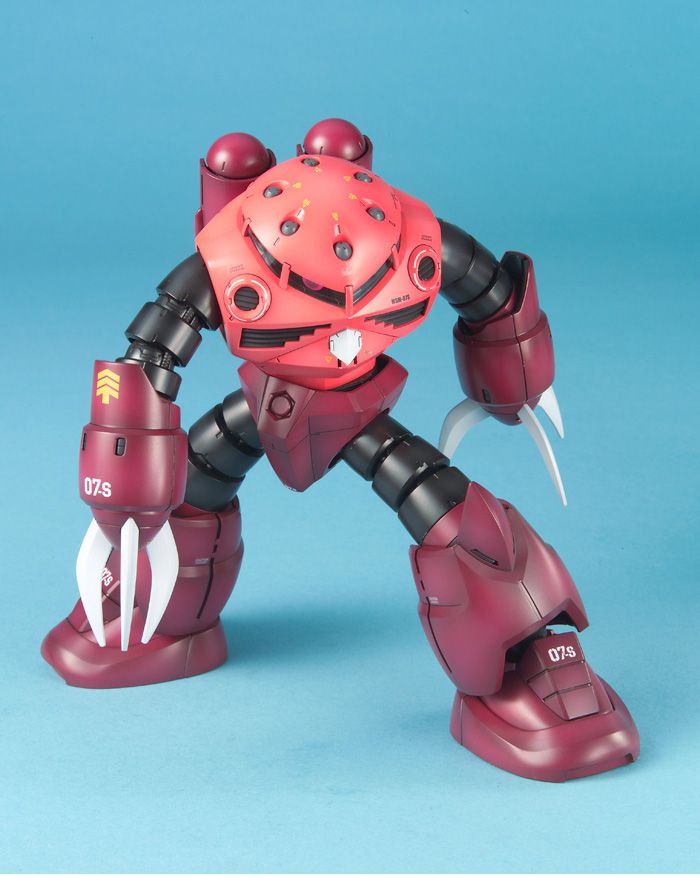 MG Char's Z'Gok Gundam model kit action pose 1